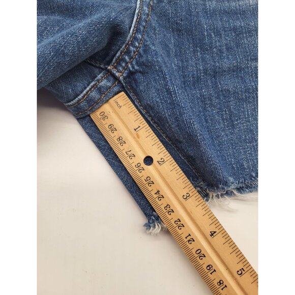 AG Adriano Goldschmied Nikki Crop Relaxed Skinny Women's SZ 29R Distressed Cutof - Picture 3 of 7